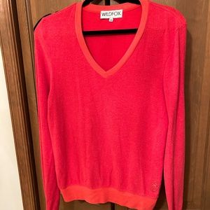 WILDFOX v-neck sweater